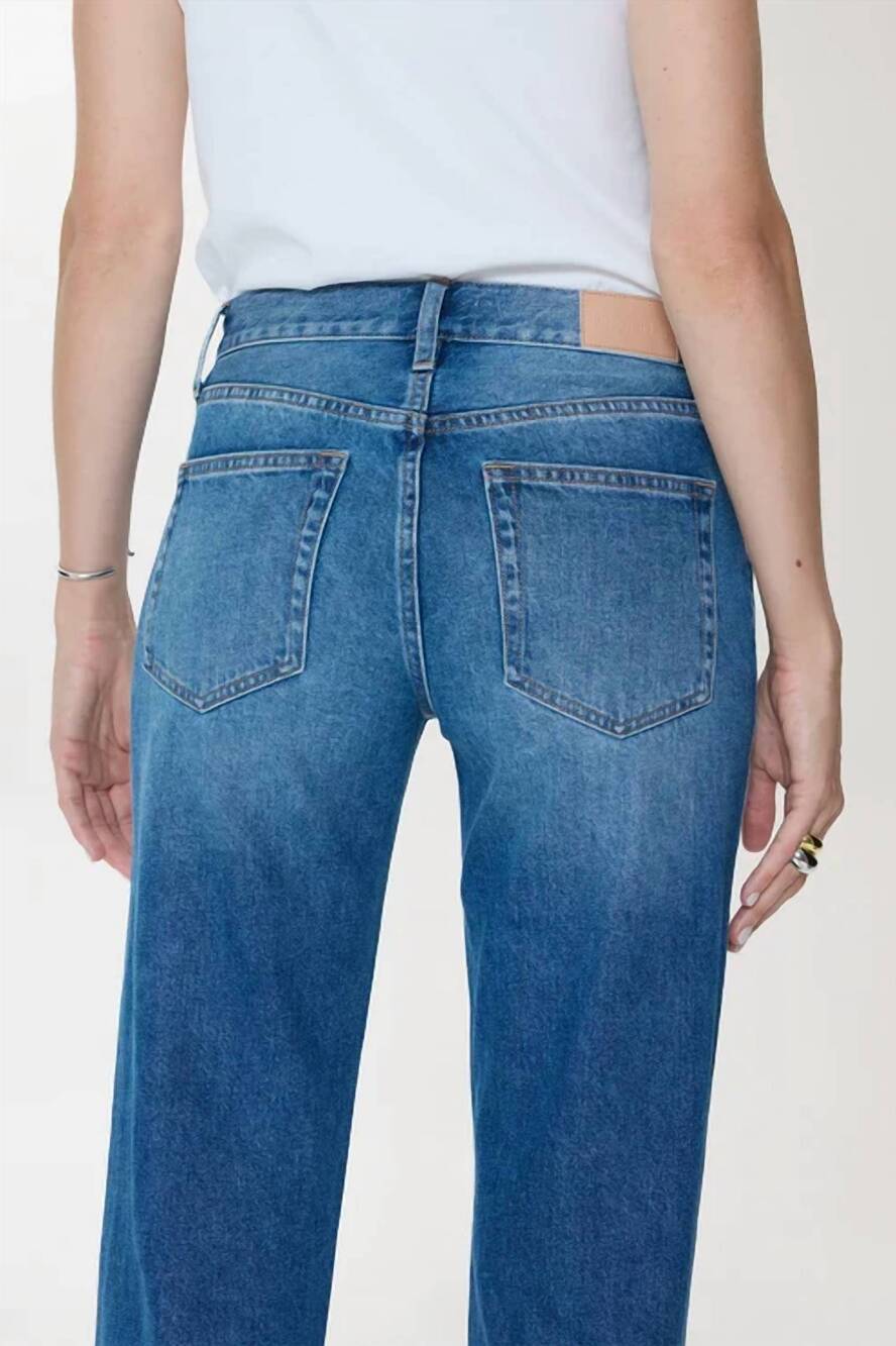 NEW PISTOLA issa mid rise straight jean in sorensen - Picture 5 of 9